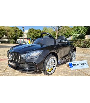 COCHE ELECTRICO NIÑOS MERCEDES GTR AMG 12V, NEGRO - INDA207-LEG6950449